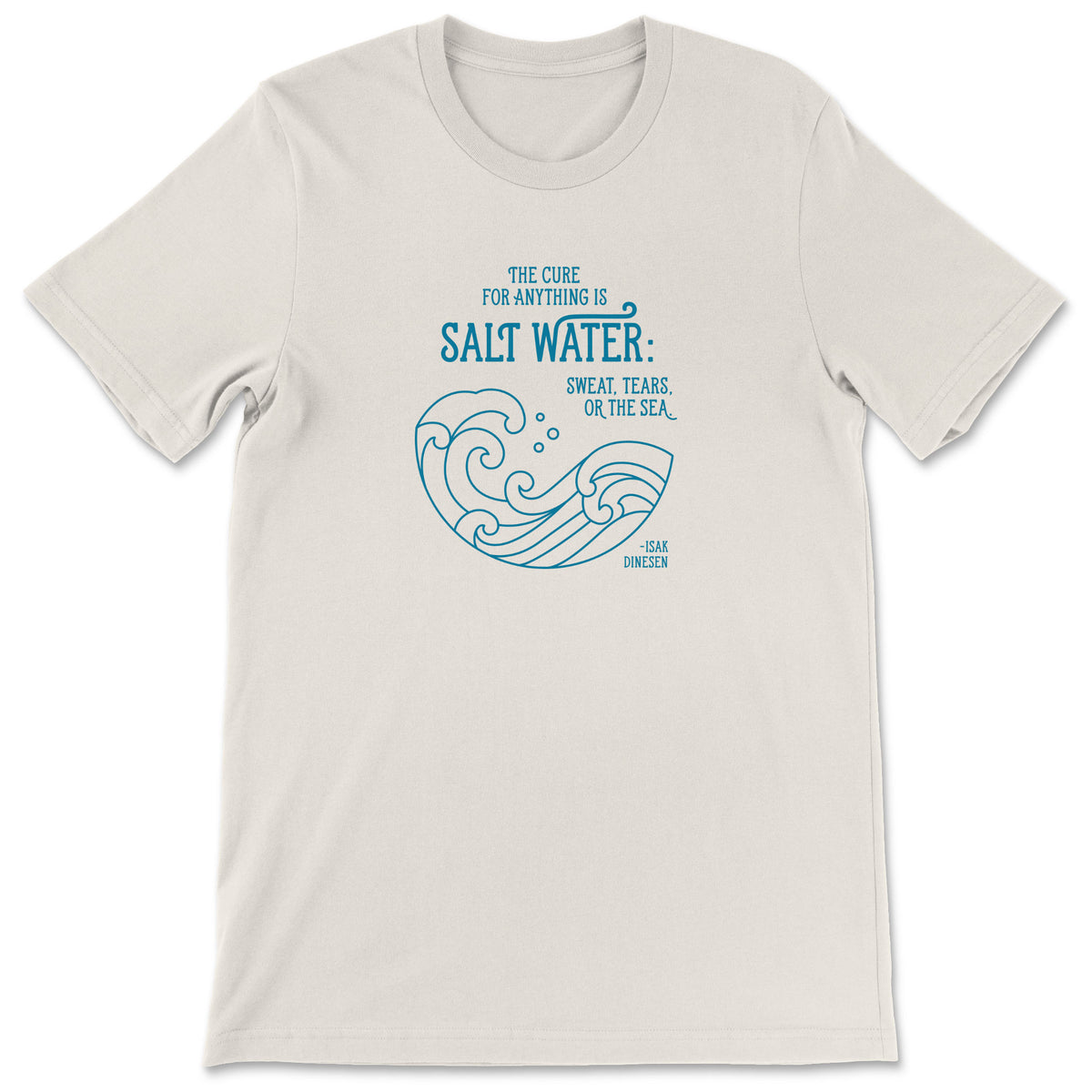 "Salt Water" T-shirt (Isak Dinesen)