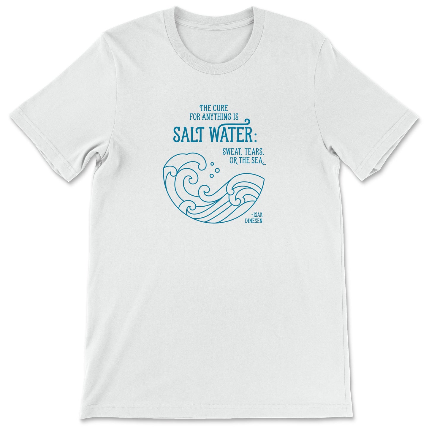 "Salt Water" T-shirt (Isak Dinesen)