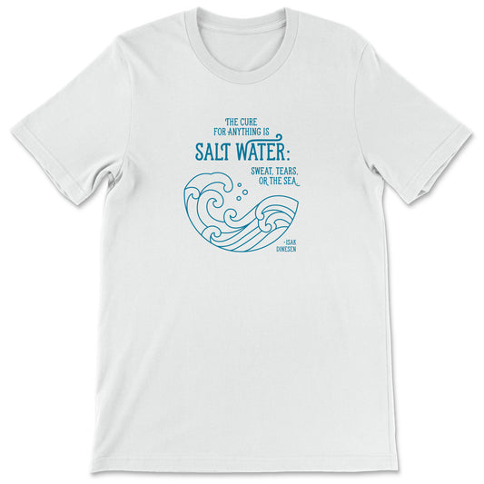 "Salt Water" T-shirt (Isak Dinesen)