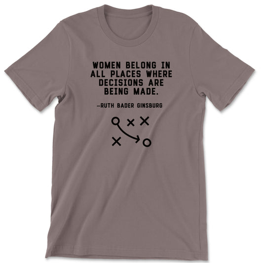 "Women Belong" T-shirt (Ruth Bader Ginsburg)