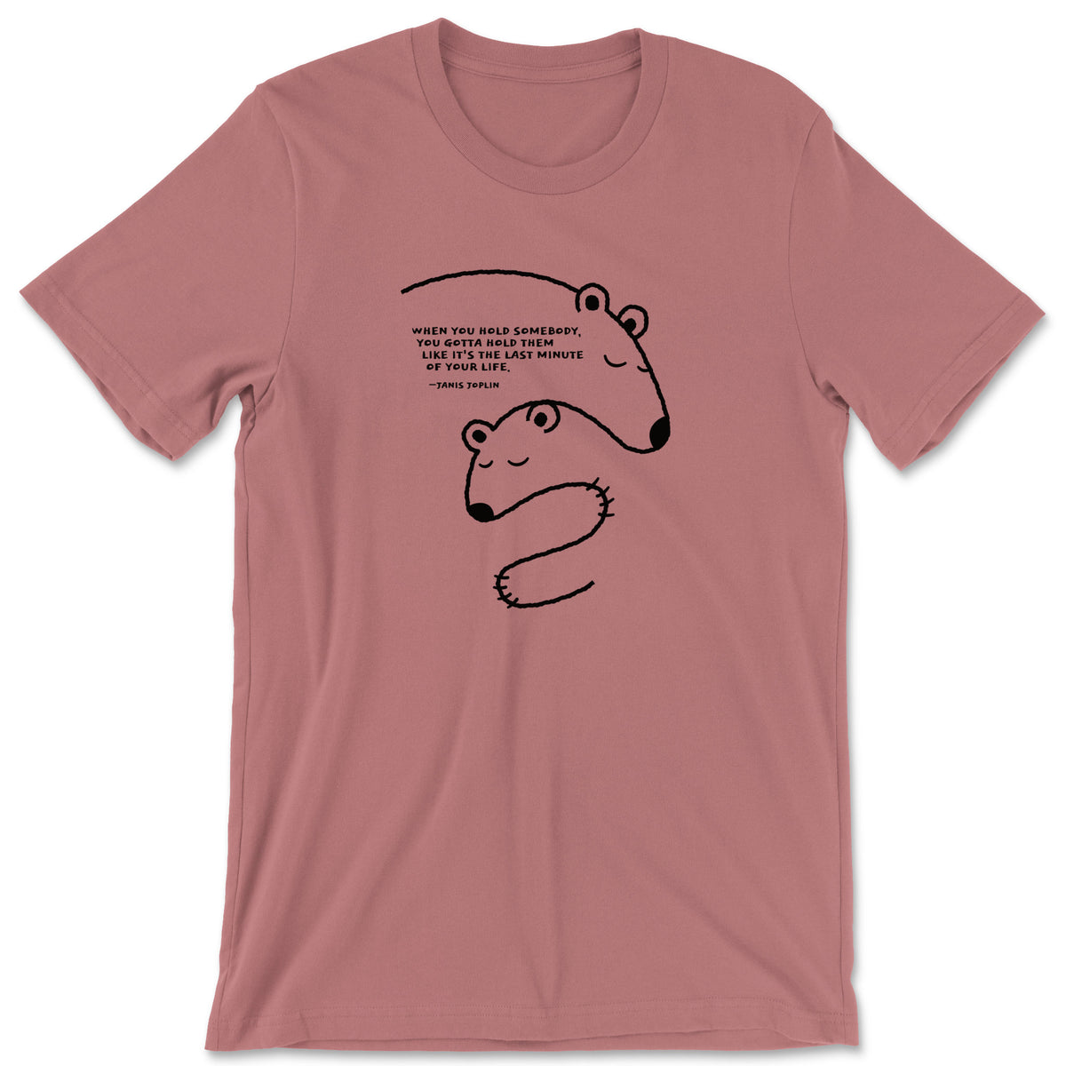 "Hold Somebody" T-shirt (Janis Joplin)