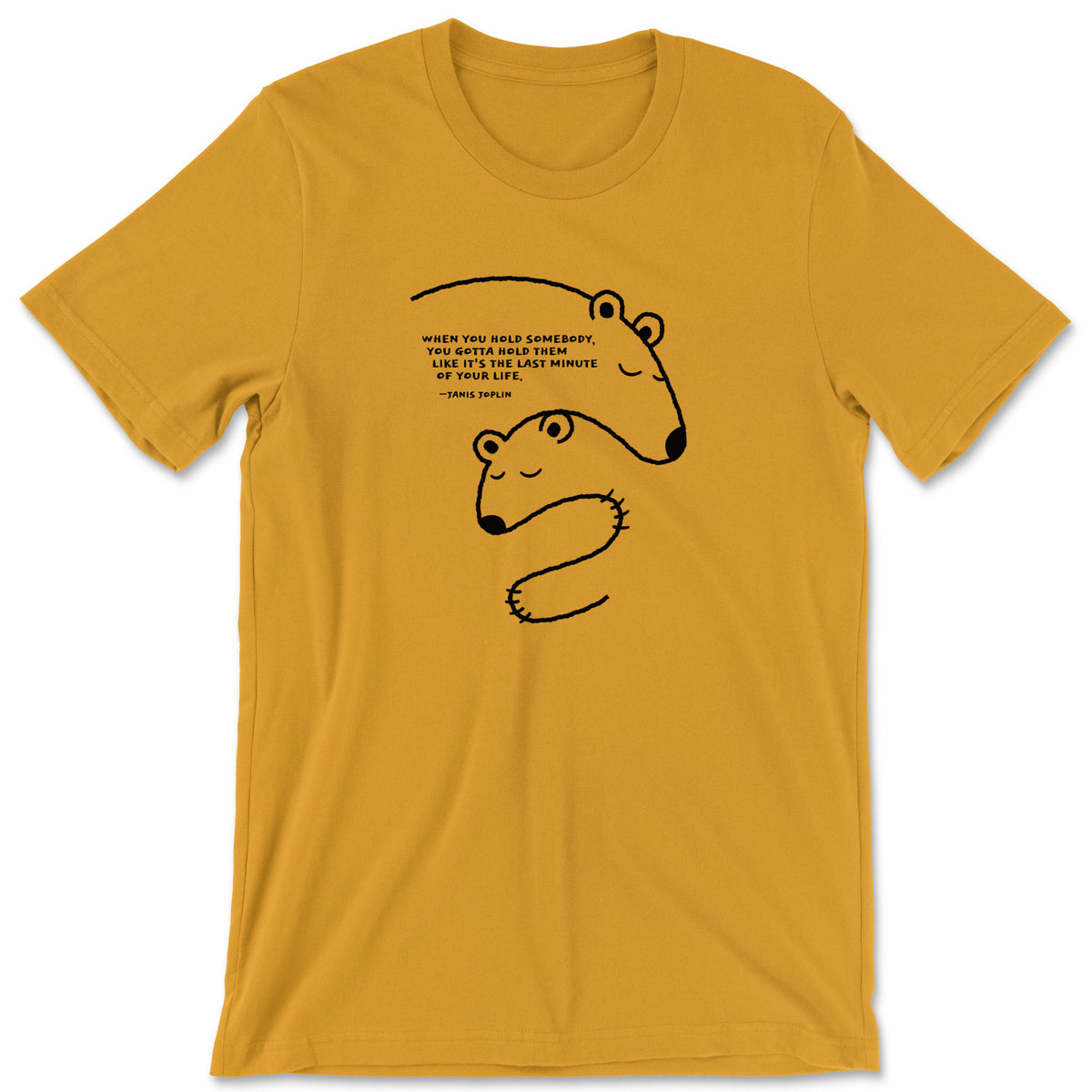 "Hold Somebody" T-shirt (Janis Joplin)