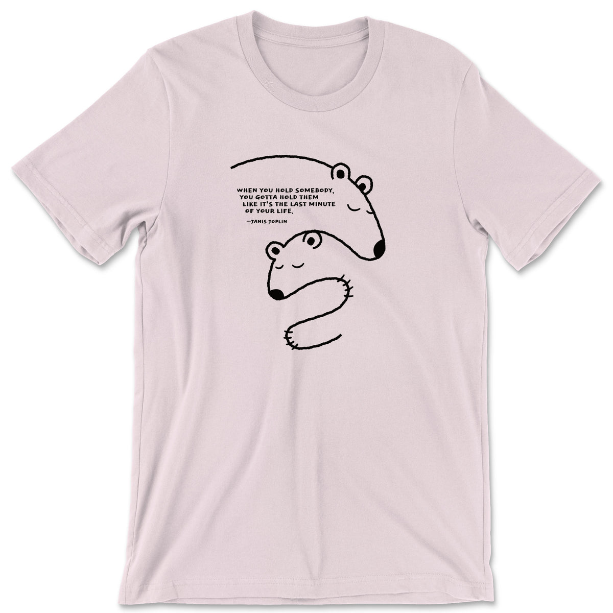 "Hold Somebody" T-shirt (Janis Joplin)