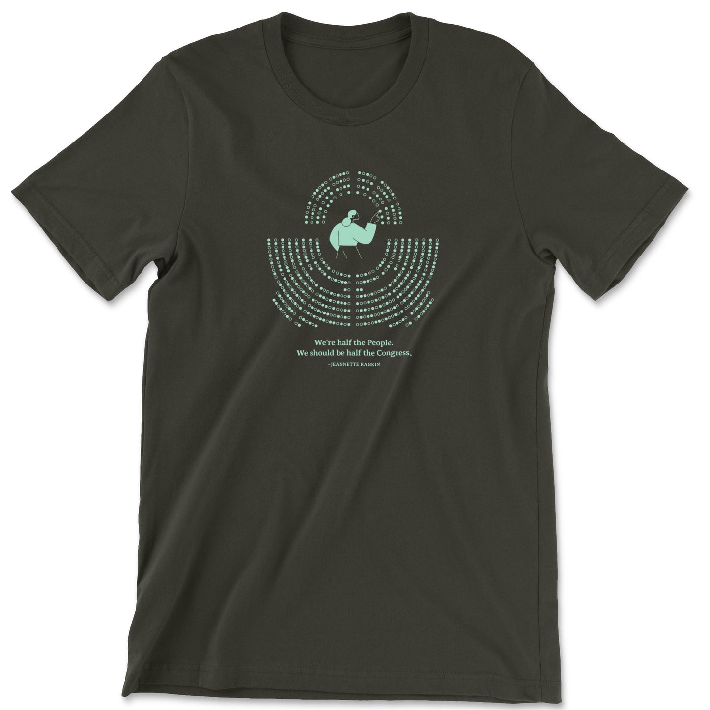 "Half the Congress" T-shirt (Jeannette Rankin)