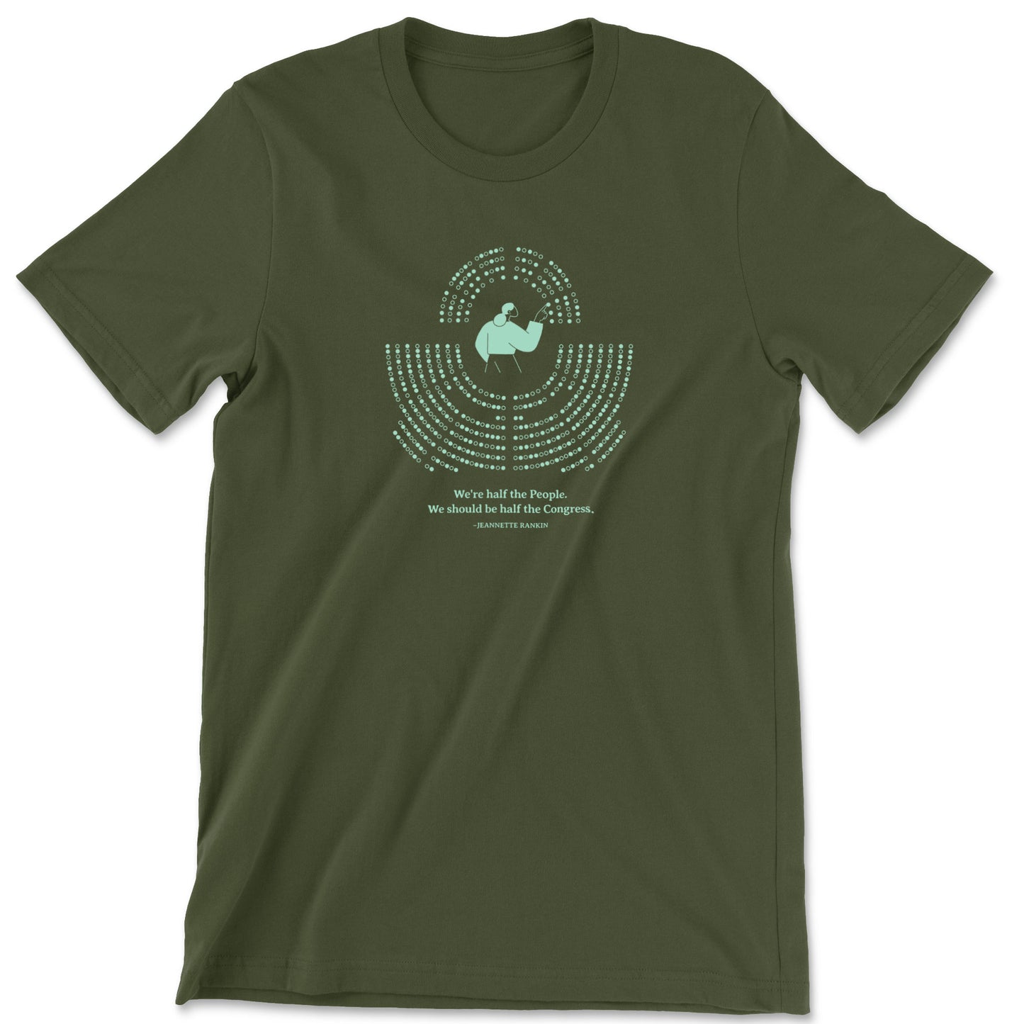 "Half the Congress" T-shirt (Jeannette Rankin)
