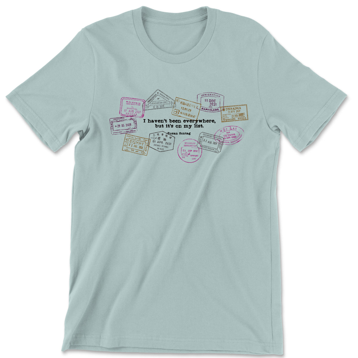 "Been Everywhere" T-shirt (Susan Sontag)