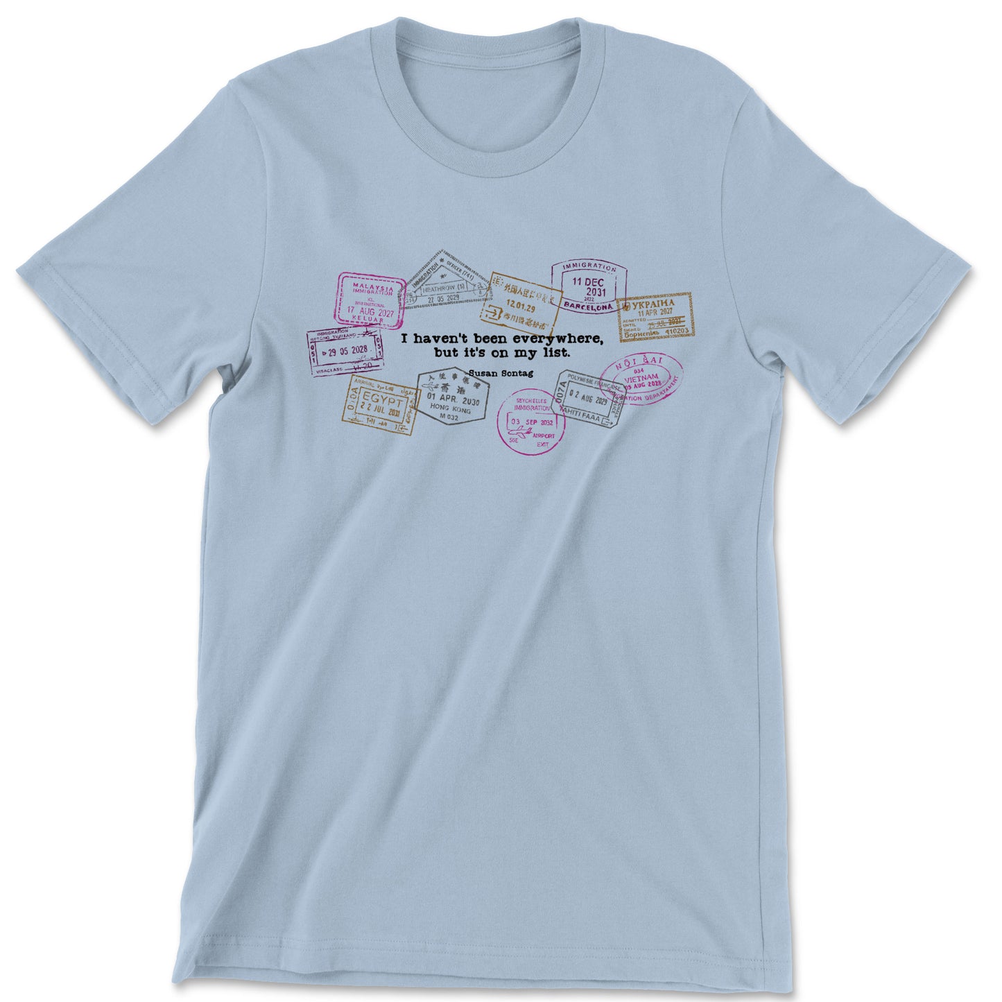 "Been Everywhere" T-shirt (Susan Sontag)