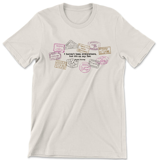"Been Everywhere" T-shirt (Susan Sontag)