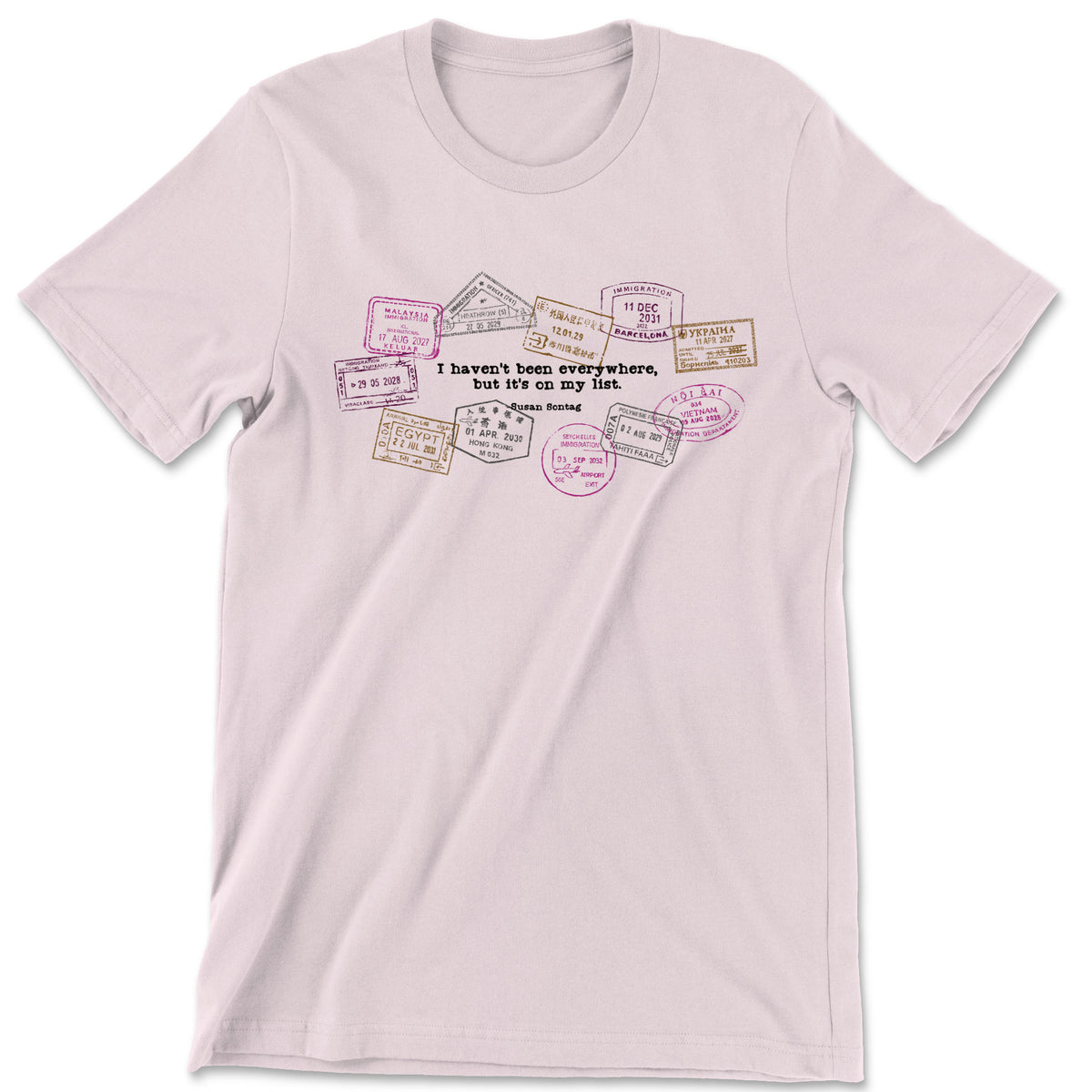 "Been Everywhere" T-shirt (Susan Sontag)